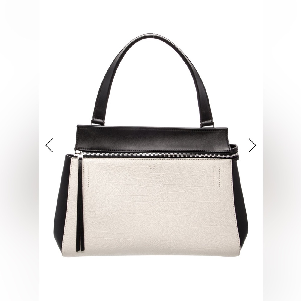 Celine Edge Bag Medium Black and White NWT